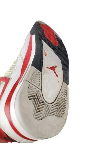 Air Jordan 4 Retro men's Red Cement DH6927-161 sneakers size 10