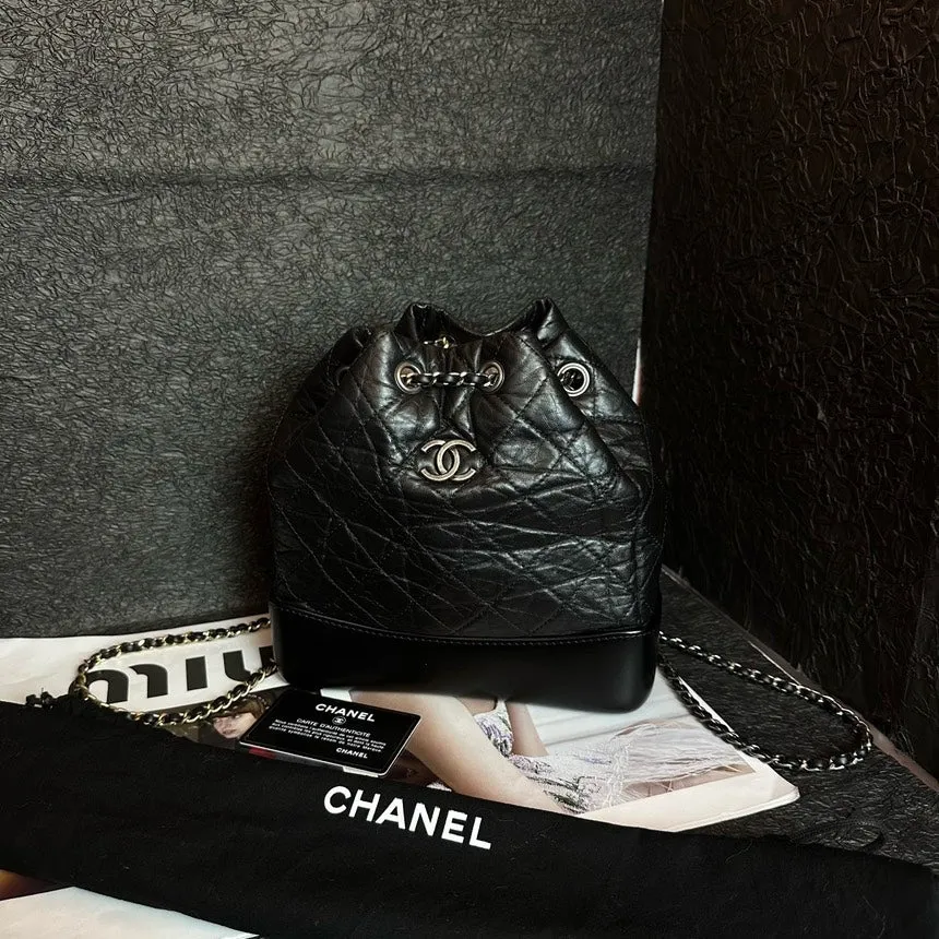 Chanel Black Small Stray Backpack