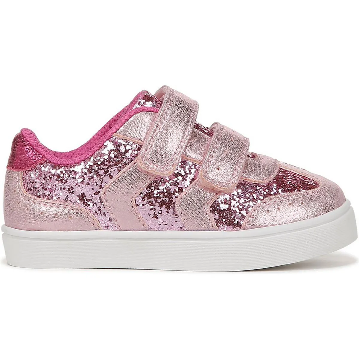 Dr. Scholl's Shoes Girls Madison Play Gltter Casual and Fashion Sneakers