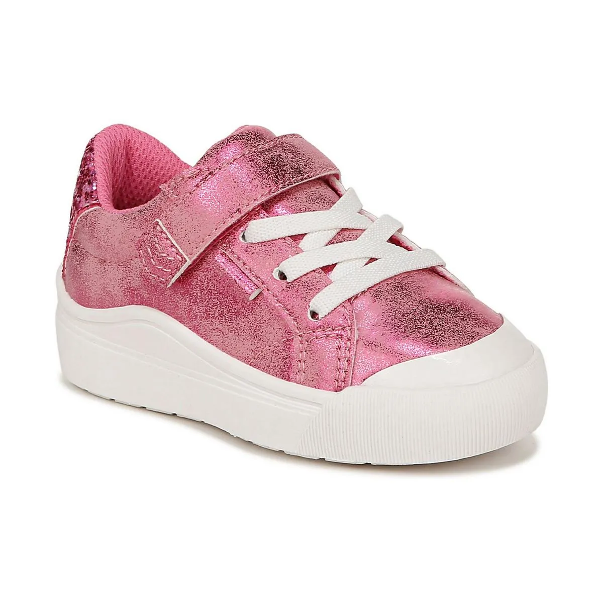 Dr. Scholl's Shoes Girls Time Off Kids Faux Leather Casual And Fashion Sneakers