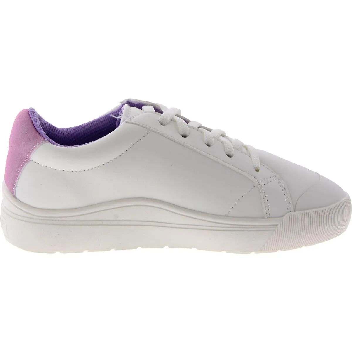 Dr. Scholl's Shoes Girls Time Off Kids Faux Leather Casual And Fashion Sneakers