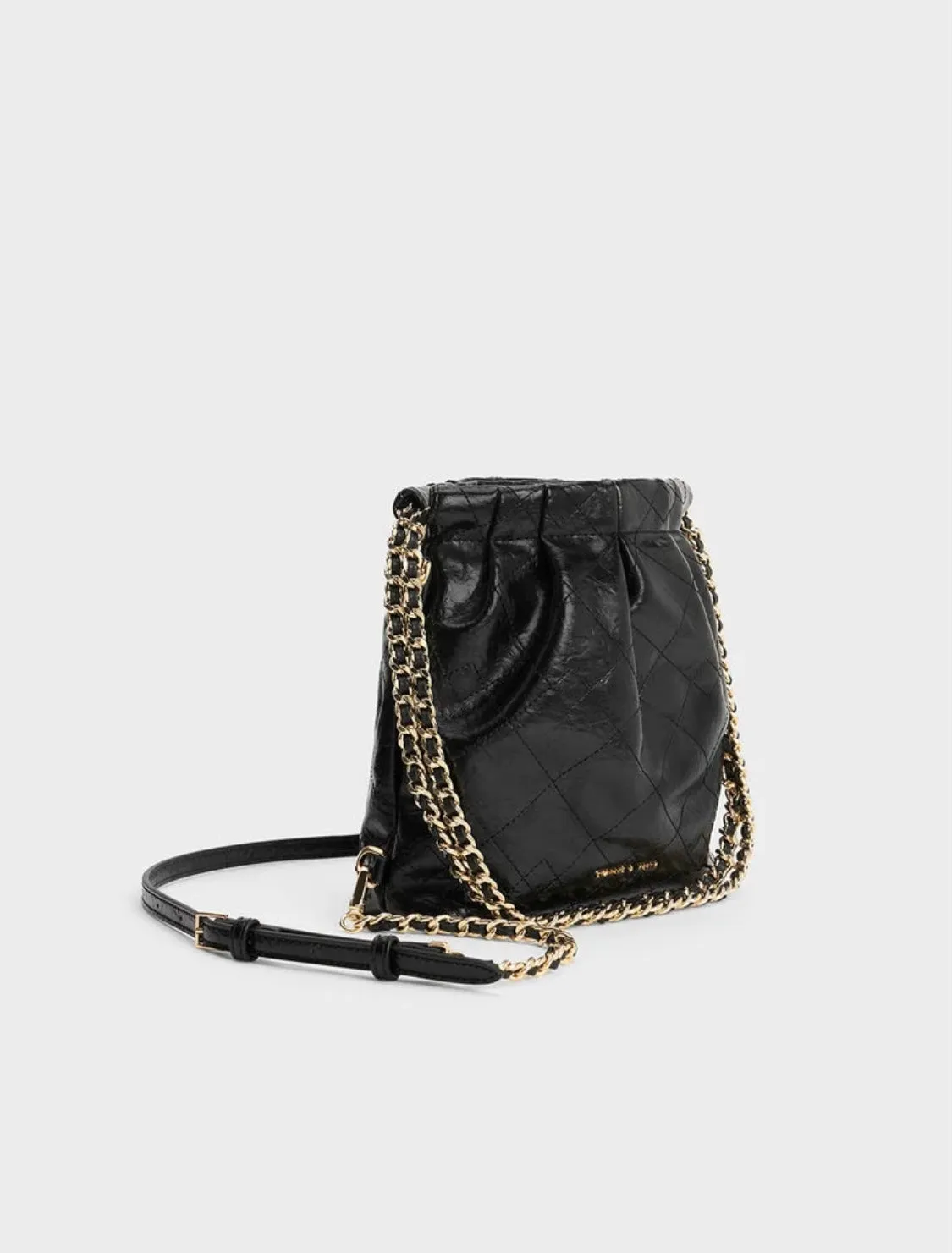 Duo Chain-Handle Two-Way Backpack