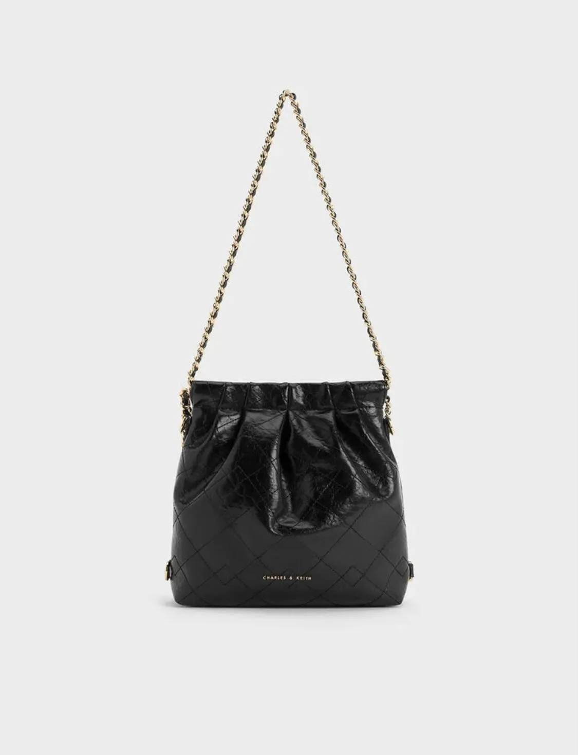 Duo Chain-Handle Two-Way Backpack