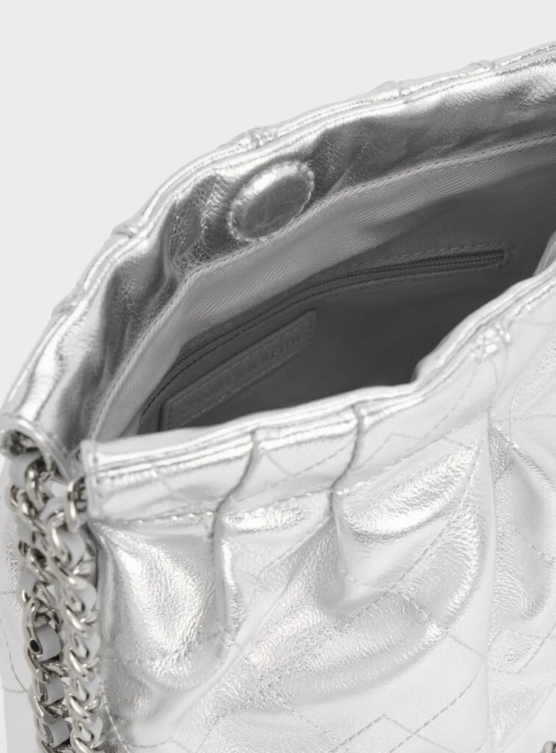 Duo Chain-Handle Two-Way Backpack