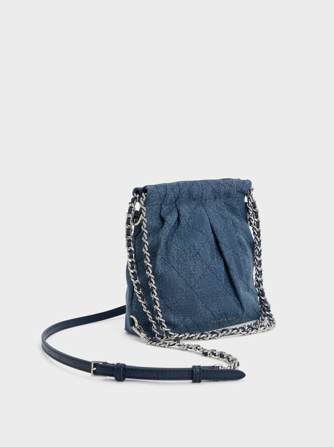 Duo Chain-Handle Two-Way Backpack