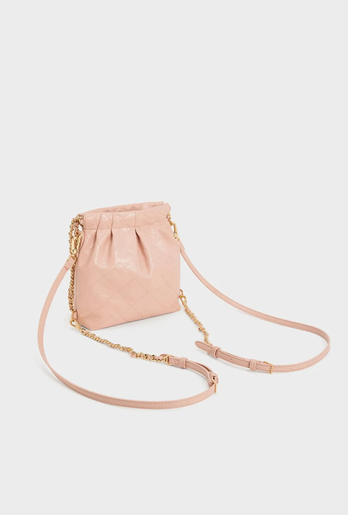 Duo Chain-Handle Two-Way Backpack