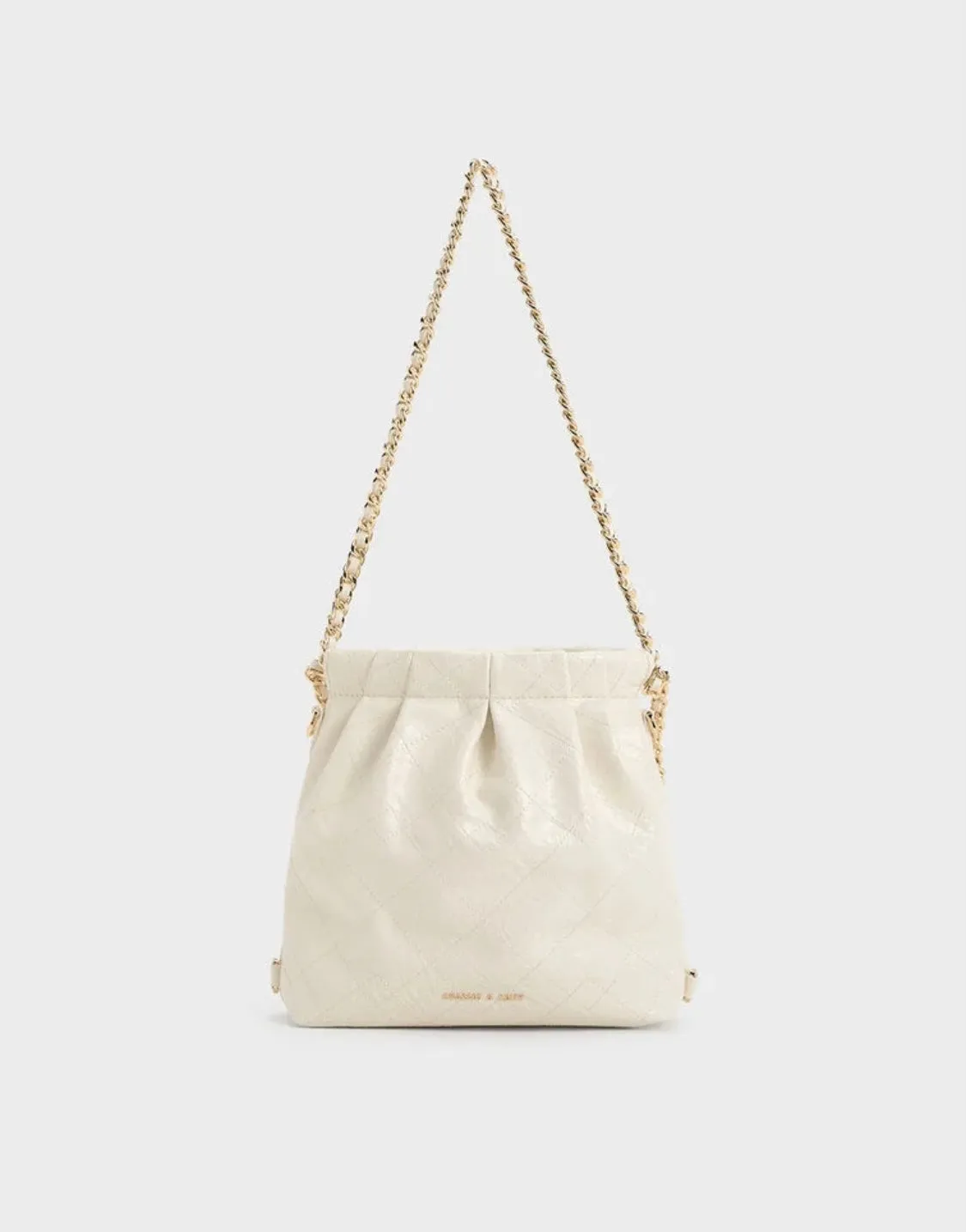 Duo Chain-Handle Two-Way Backpack