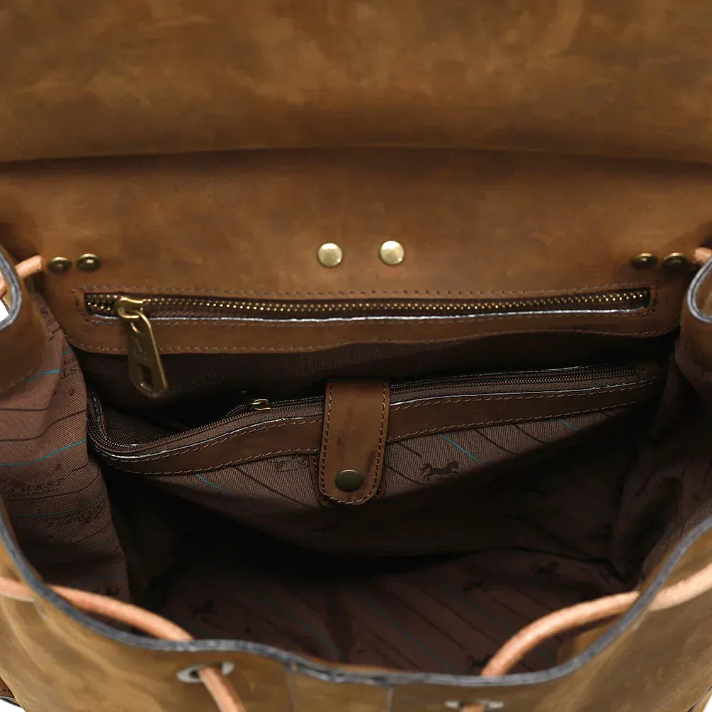 Genuine Leather Backpack
