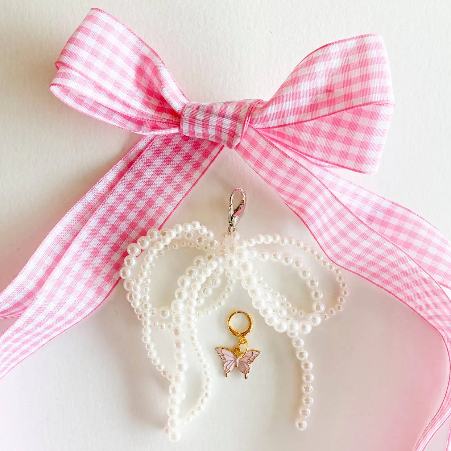 Gingham Shoe Charms and Lace Sets Sneaker Charm Sets