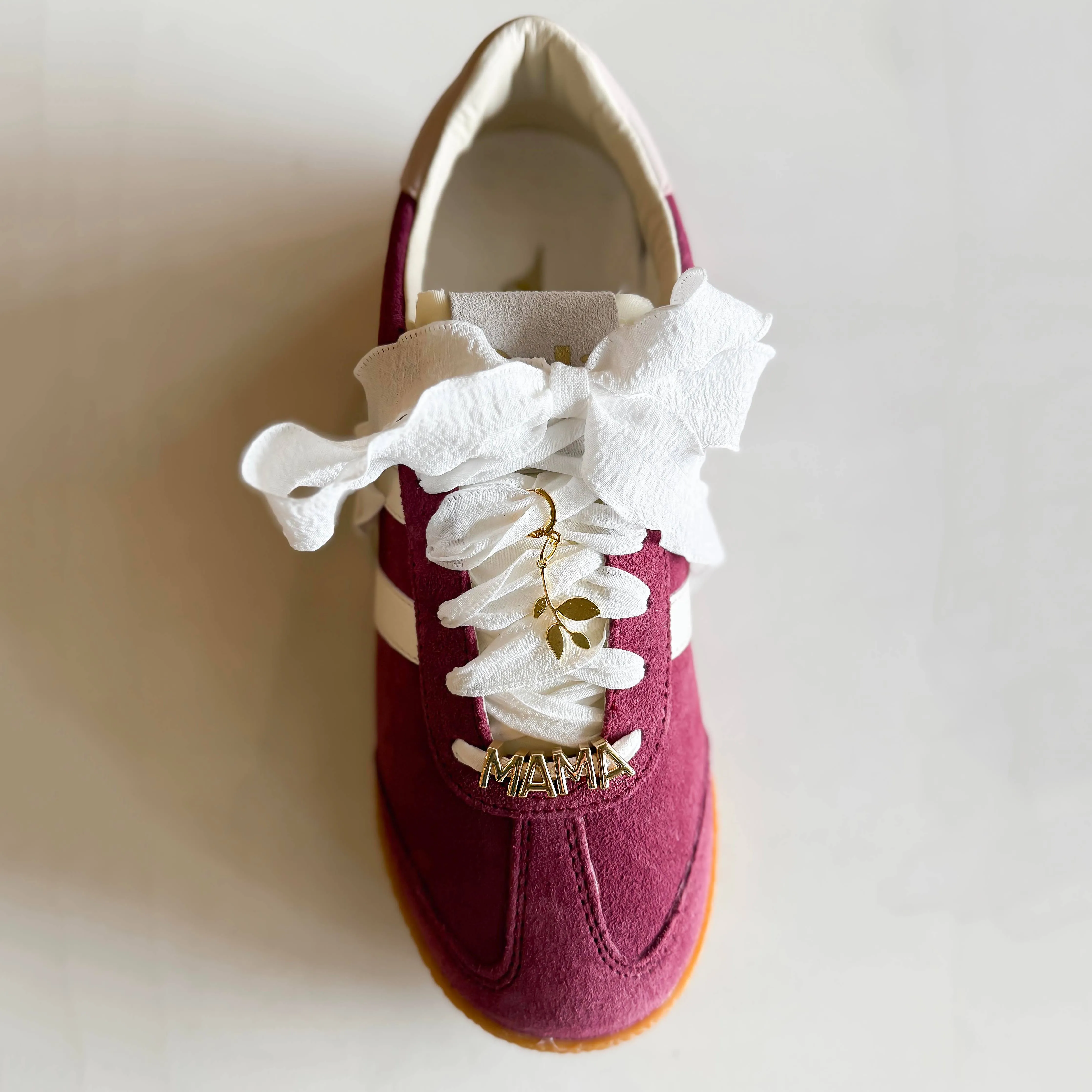Gingham Shoe Charms and Lace Sets Sneaker Charm Sets