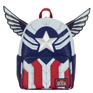 LF Marvel Falcon Captain America Cosplay Mini Backpack