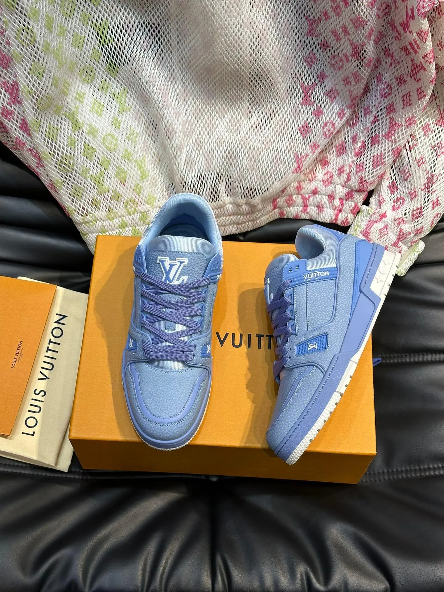 LUV Blue Trainer Sneakers-083