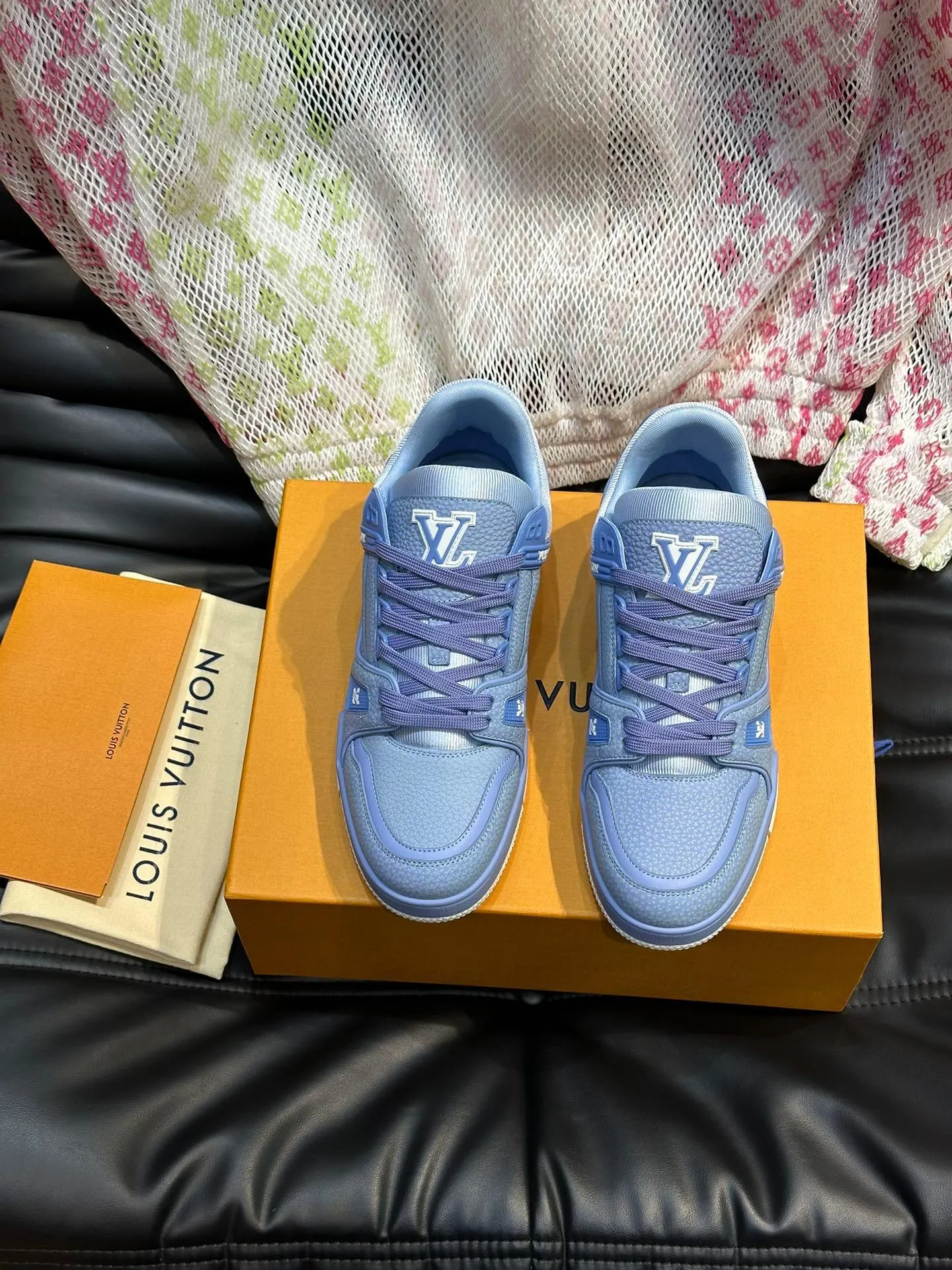 LUV Blue Trainer Sneakers-083