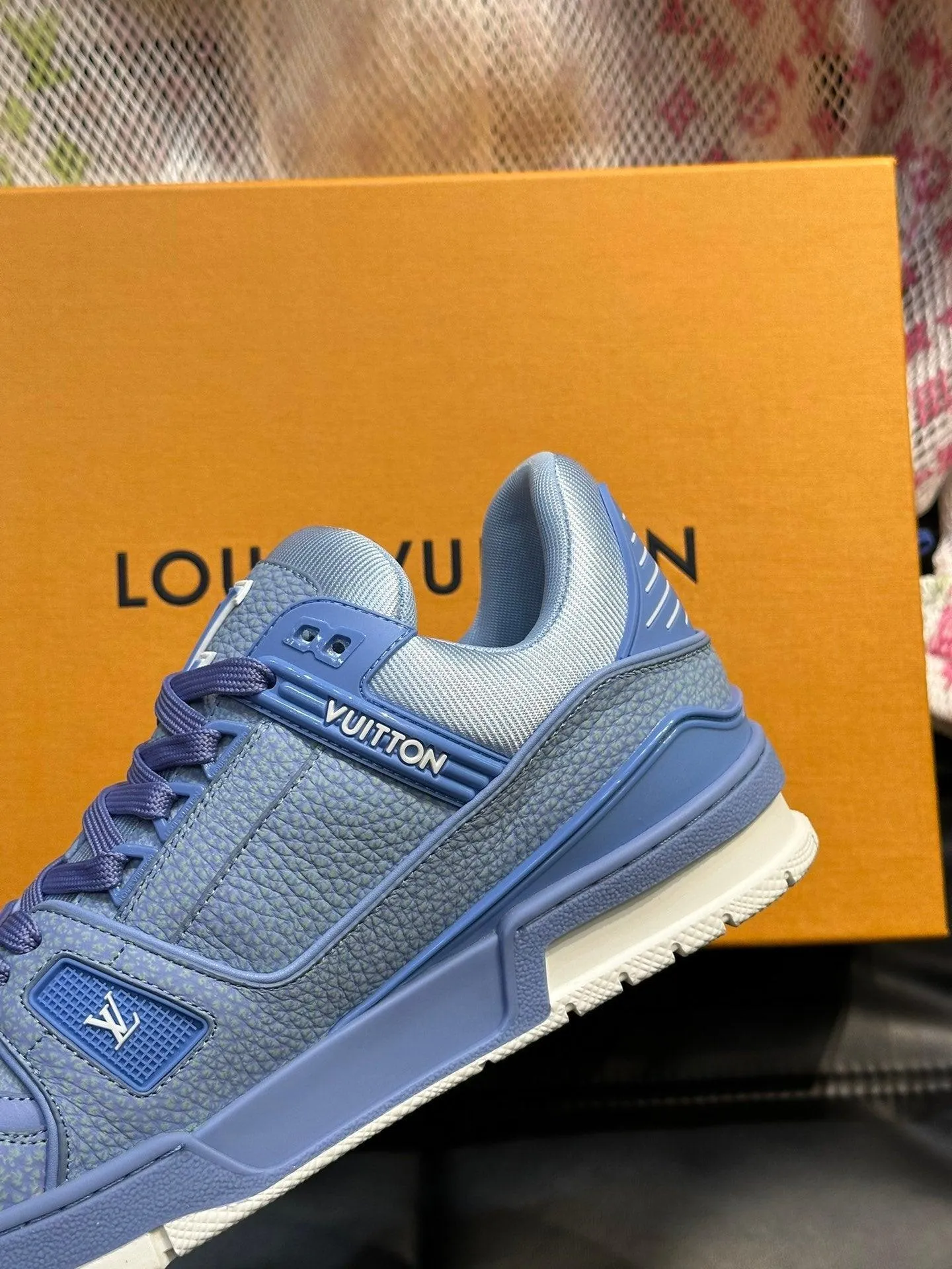 LUV Blue Trainer Sneakers-083