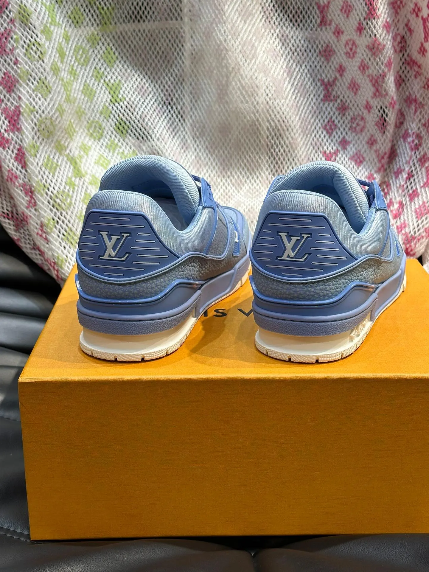 LUV Blue Trainer Sneakers-083