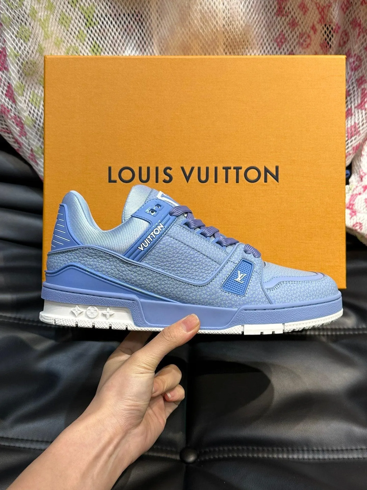 LUV Blue Trainer Sneakers-083