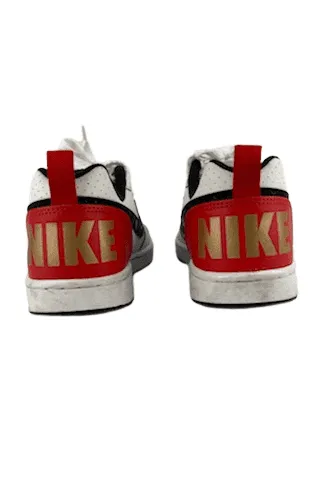 Nike unisex kids white/red/black sneakers size 4.5Y