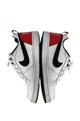 Nike unisex kids white/red/black sneakers size 4.5Y