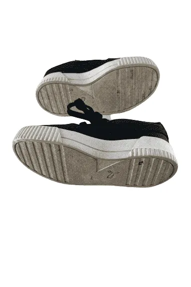 Puma toddler girls black and pink sneakers size 11C