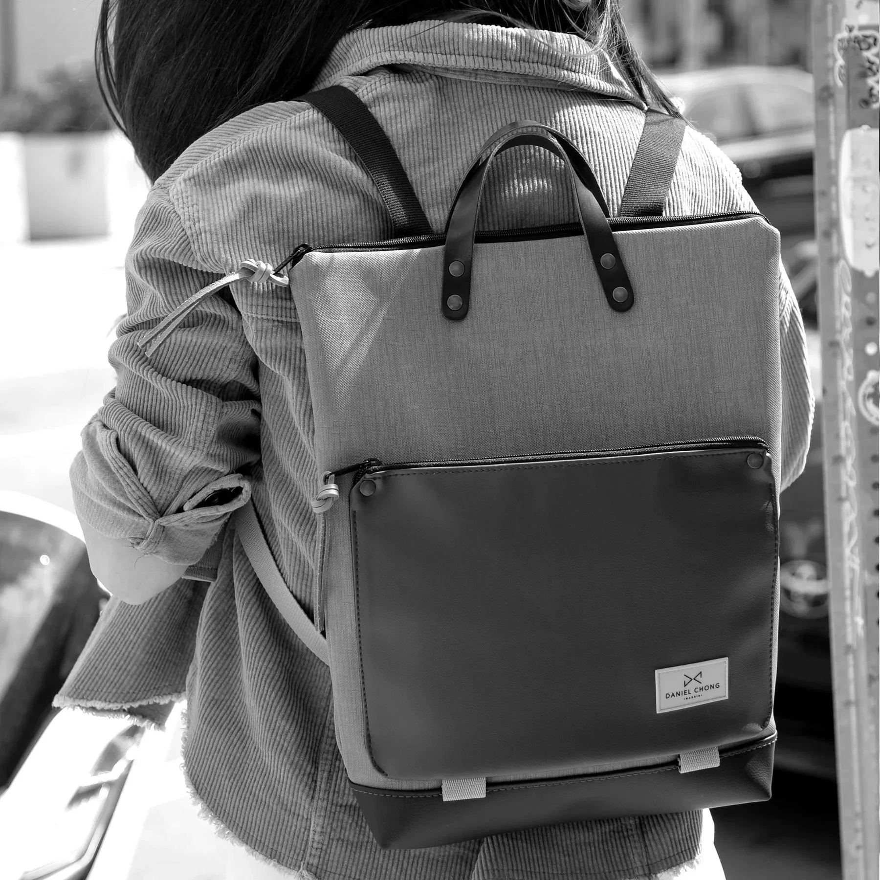 "Metallic" Book Holder Backpack - Waterproof DZ