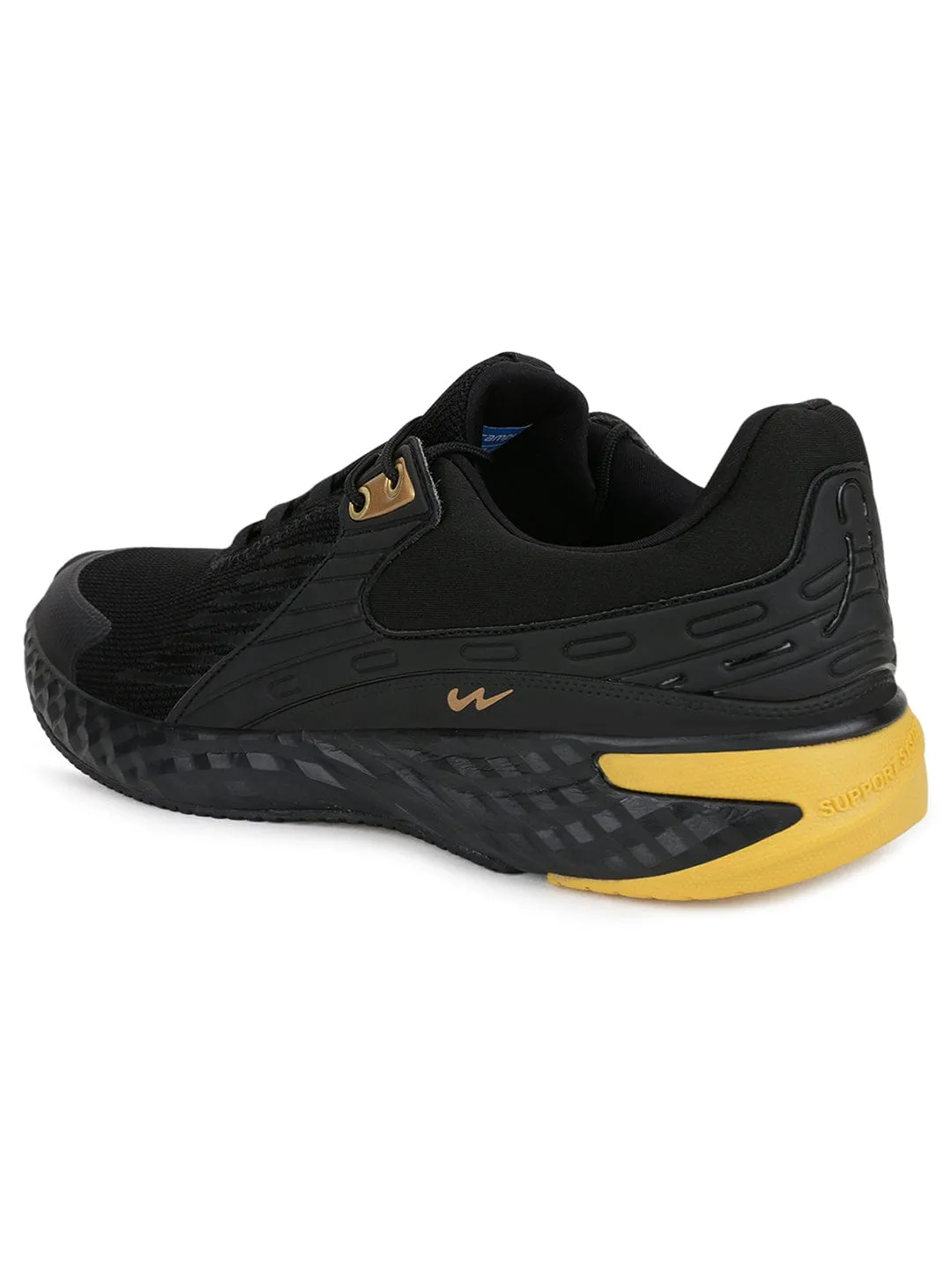 ROCKET PRO Black Men's Sports Shoes
