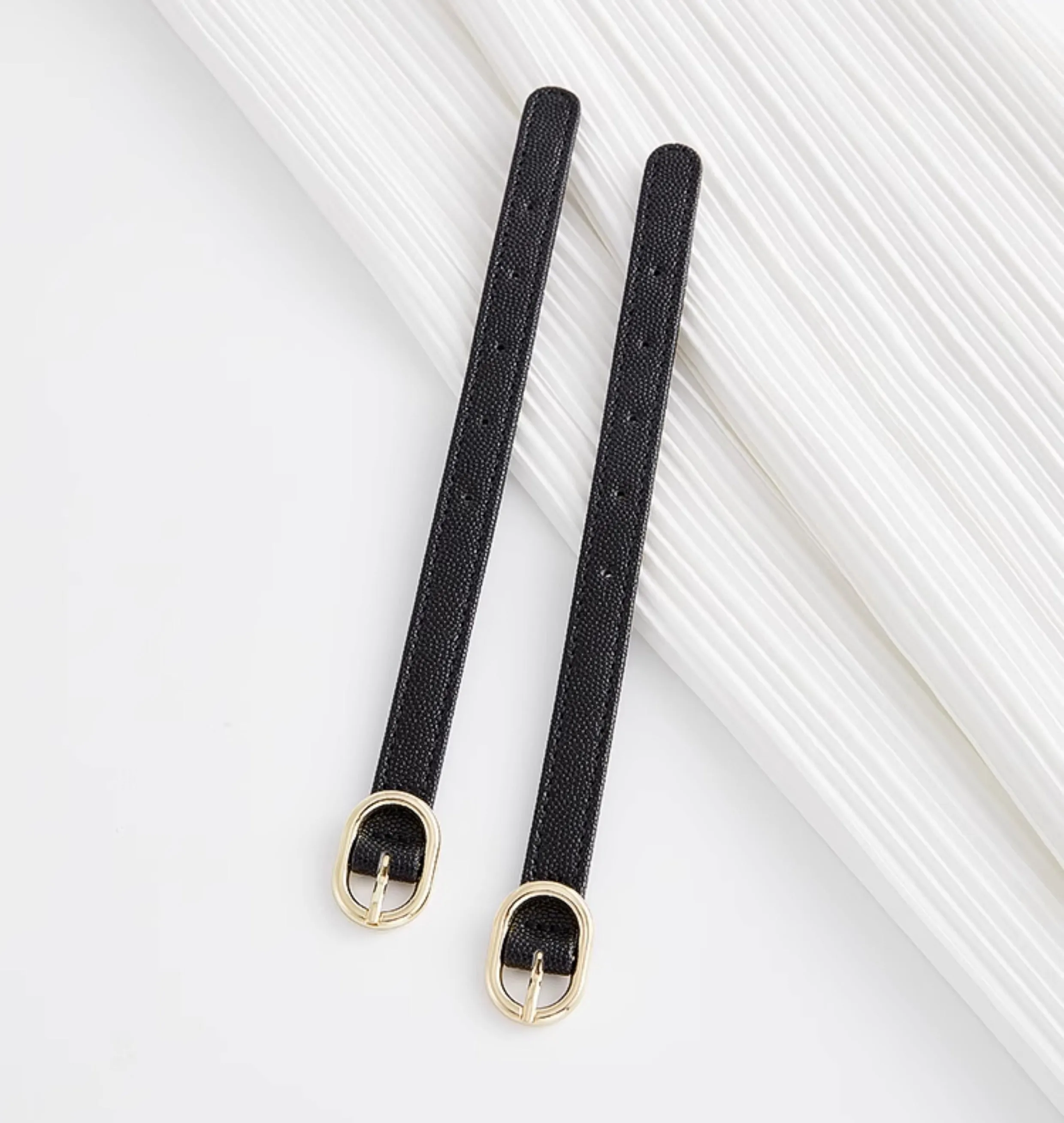 The extension strap for Duma backpack, handcrafted genuine leather bag strap, 25cm long modification accessory.