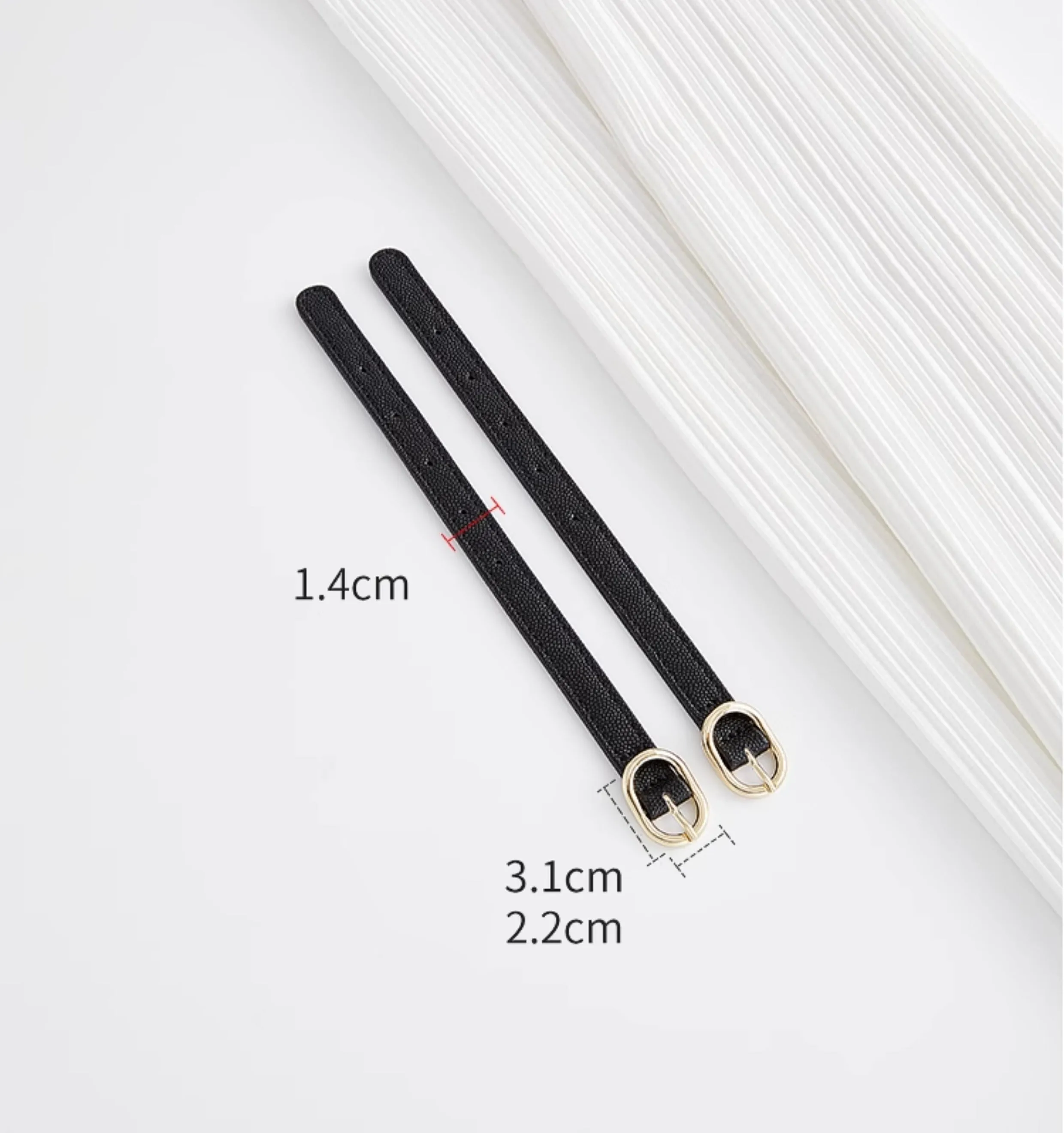 The extension strap for Duma backpack, handcrafted genuine leather bag strap, 25cm long modification accessory.