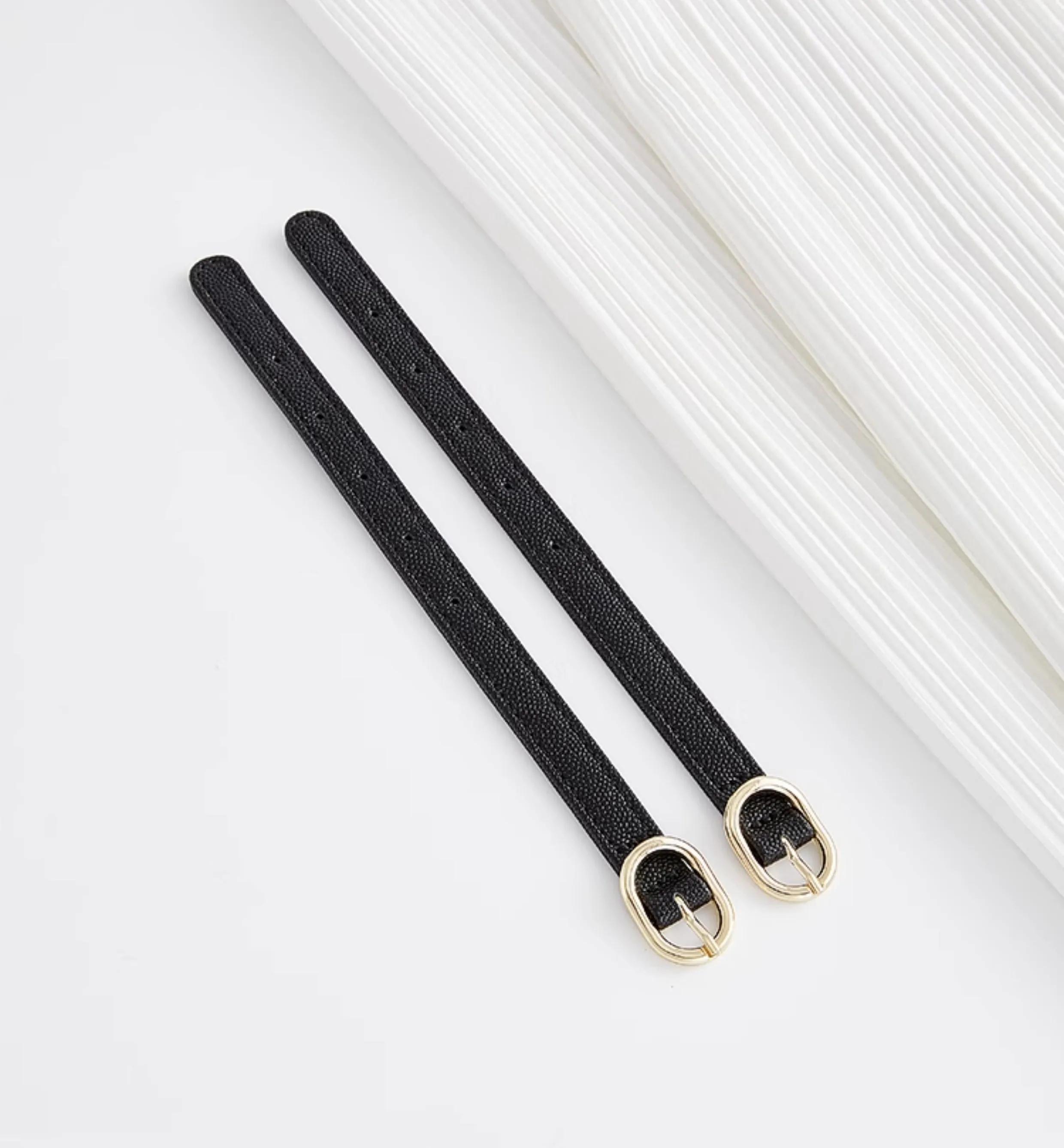 The extension strap for Duma backpack, handcrafted genuine leather bag strap, 25cm long modification accessory.